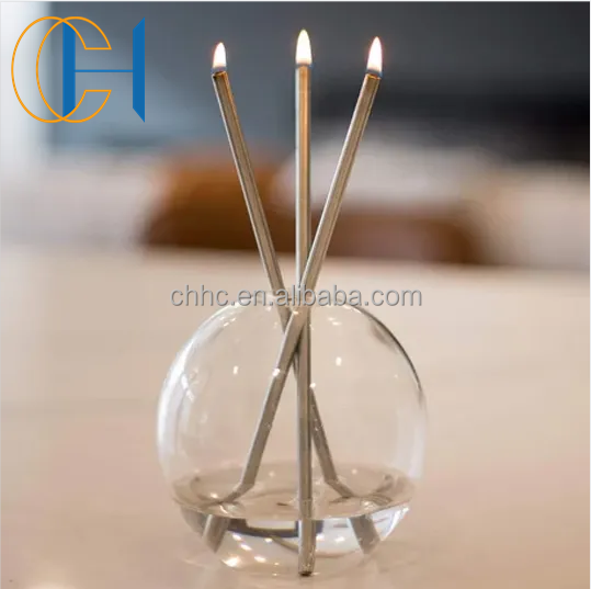 C&H Refillable Oil Scent Free Everlasting Candle Customized Logo Timeless Candle Endless Liquid Candle