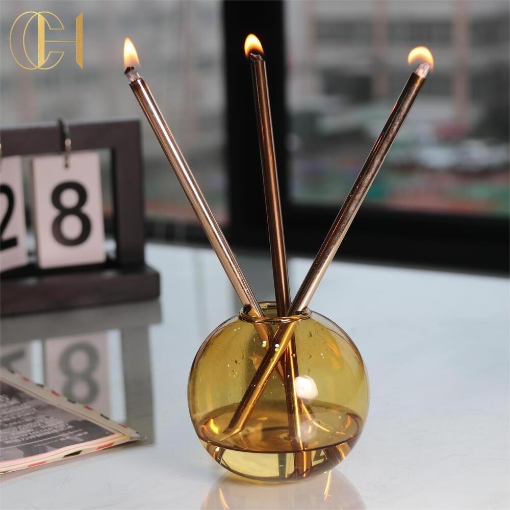 C&H Eco-friendly Smokeless Mineral Oil Scentless Never end  Everlasting Oil Candle