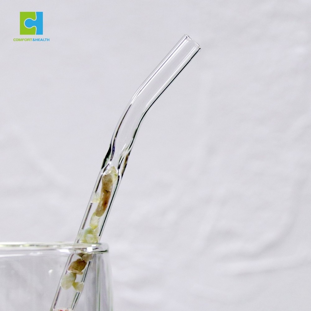 High Borosilicate Glass Gemstone Crystal Straw