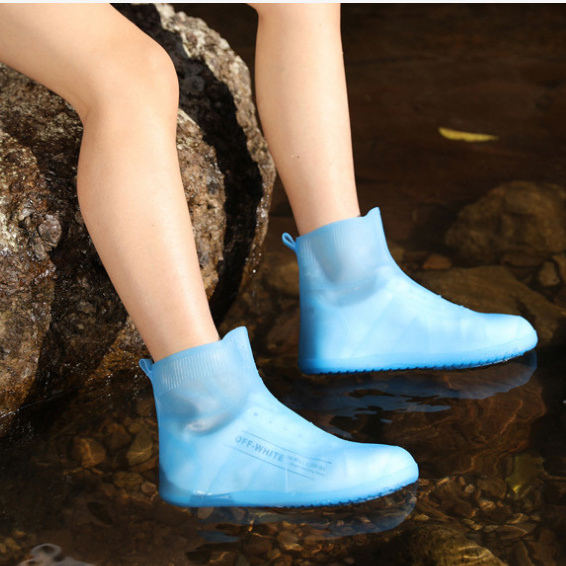 TPE rain boots Waterproof Shoe Covers Non-Slip Water Resistant Overshoes Silicone Rubber Rain shoes Protectors