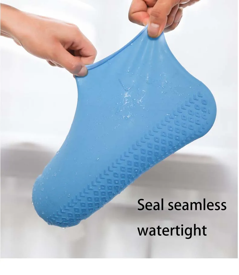 Waterproof  Non Slip Reusable travel shoe cover plastic shoe covers