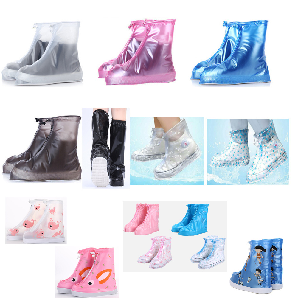 Great Thickened and Non-Slip PVC Shoes Covers Cycling Shoe Covers, Galoshes for Women Men Kids Rain Snow Boot Covers