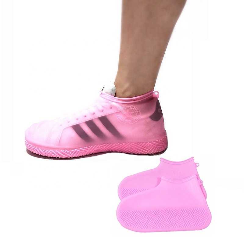 Reusable Silicone Boot Shoe Covers Waterproof Rain Protectors Socks for Men Women Kids Rubber Washable Slip Resistant