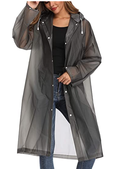 Sports Rain Coats EVA Reusable Rain Coat Jacket with Hood raincoat