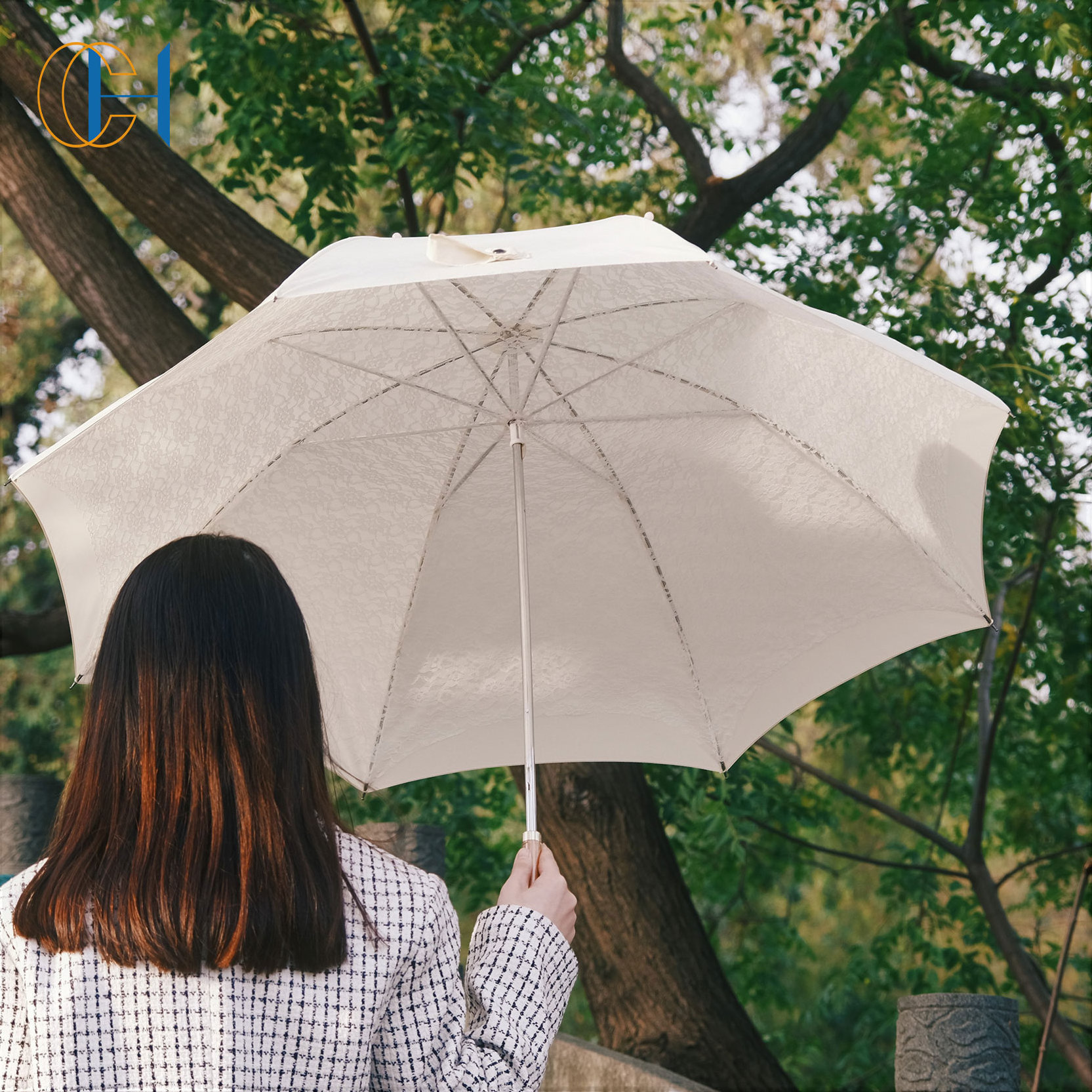 Wholesale High Quality Handmade Indian oil Paper Bamboo Parasols Graffiti paper umbrella