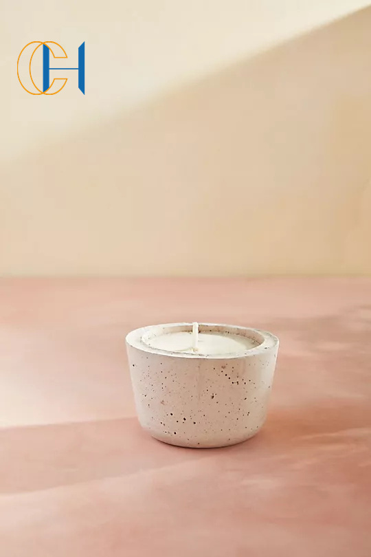 C&H Luxury Customize Wholesale Exclusive Label Candle Vessels Jars Novelty Ceramic Candle Jars Container Candles