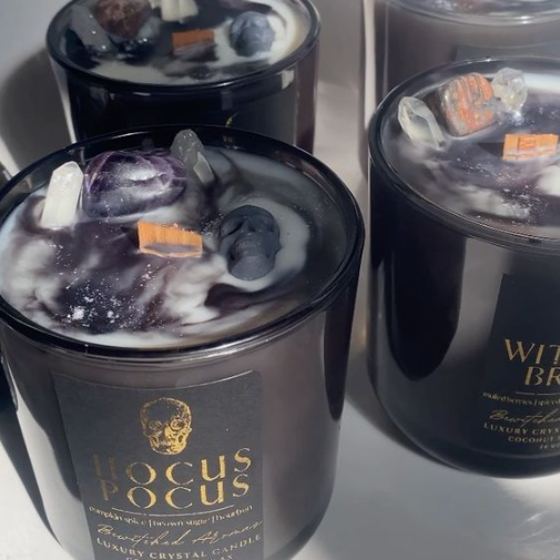 C&H Luxury Lavender Soy Candle Large 3 Wick Jar Candle Up to 40 Hours Burning Time Relaxing Aromatherapy Aesthetic Candle