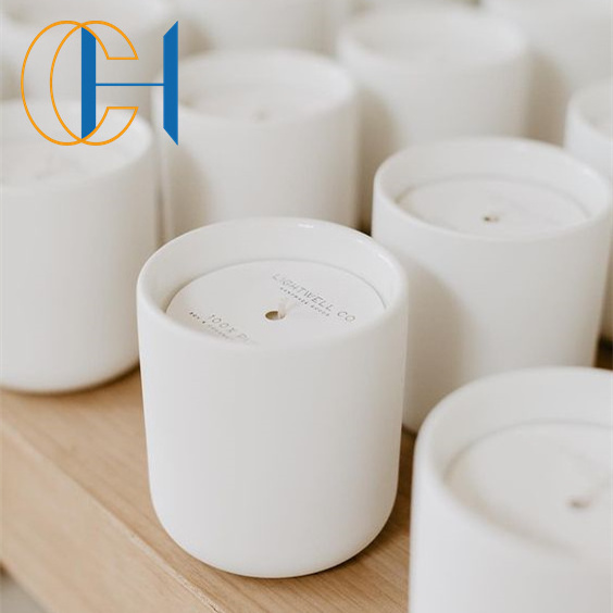 C&H Flameless Candles  Customizable Scented Candle Jar Logo Home Fragrance Glass Aroma Candles