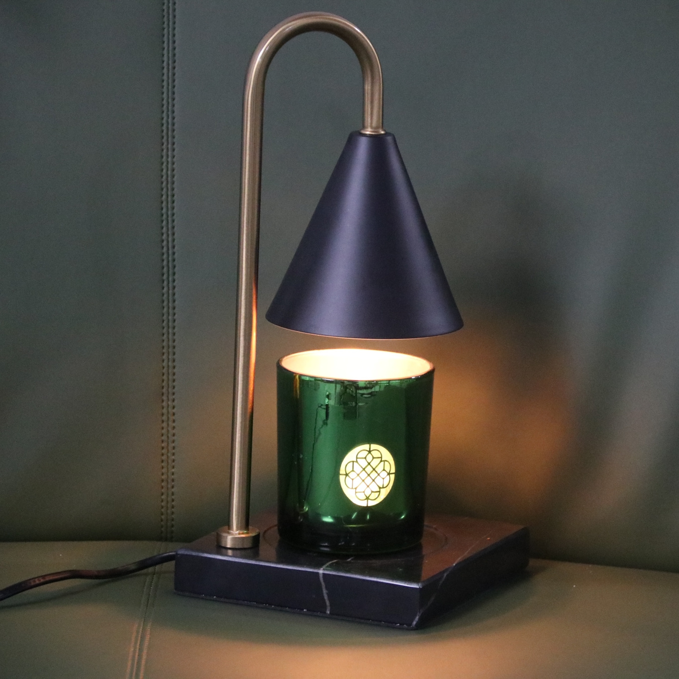 Table Lamp Wholesale Cute New Scented Burner Heart Ceramic Candle Oil Wax Melt Warmer Lantern