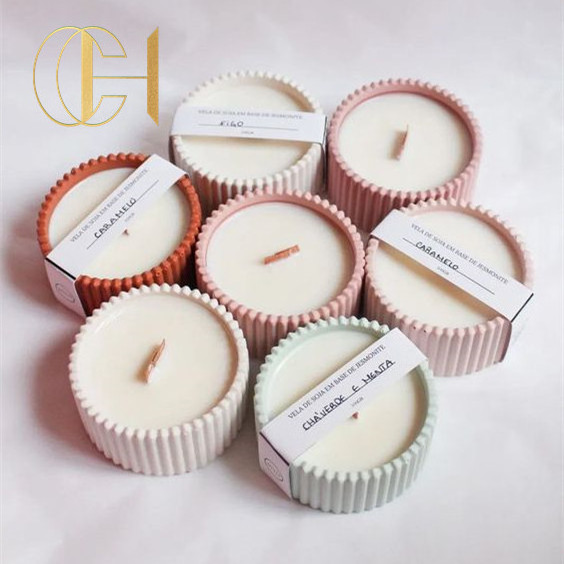 C&H Wholesale Custom Scented Candles Soy Wax Gift Box Crystal Spiritual Healing Luxury Handmade Candles