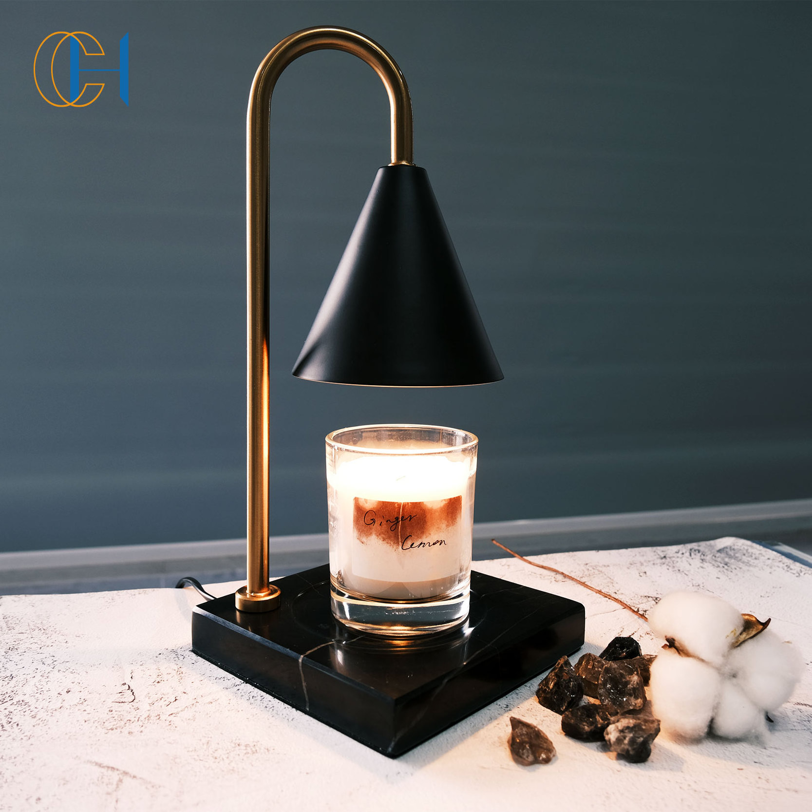 2023 OEM Eco-friendly Candle Warmers Lamp 220V Battery Operated LED Candle Warmer Lamp