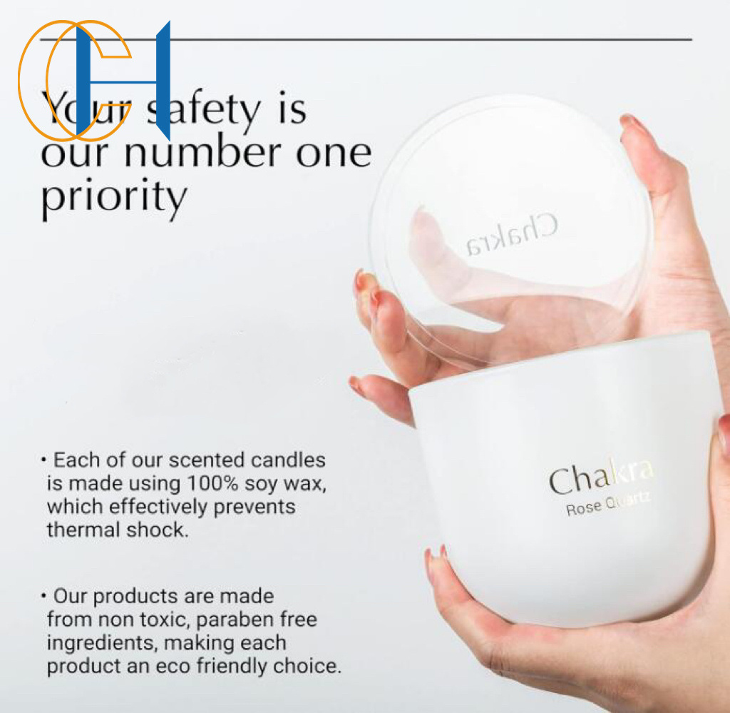 C&H Wholesale Wedding Favors Essential Oil Aroma Sets Crystal Scented Candle Gemstone Infused Mediation Candles