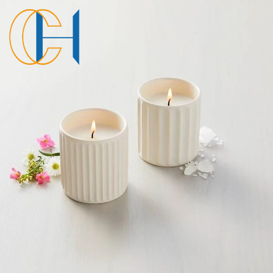 C&H Flameless Candles  Customizable Scented Candle Jar Logo Home Fragrance Glass Aroma Candles