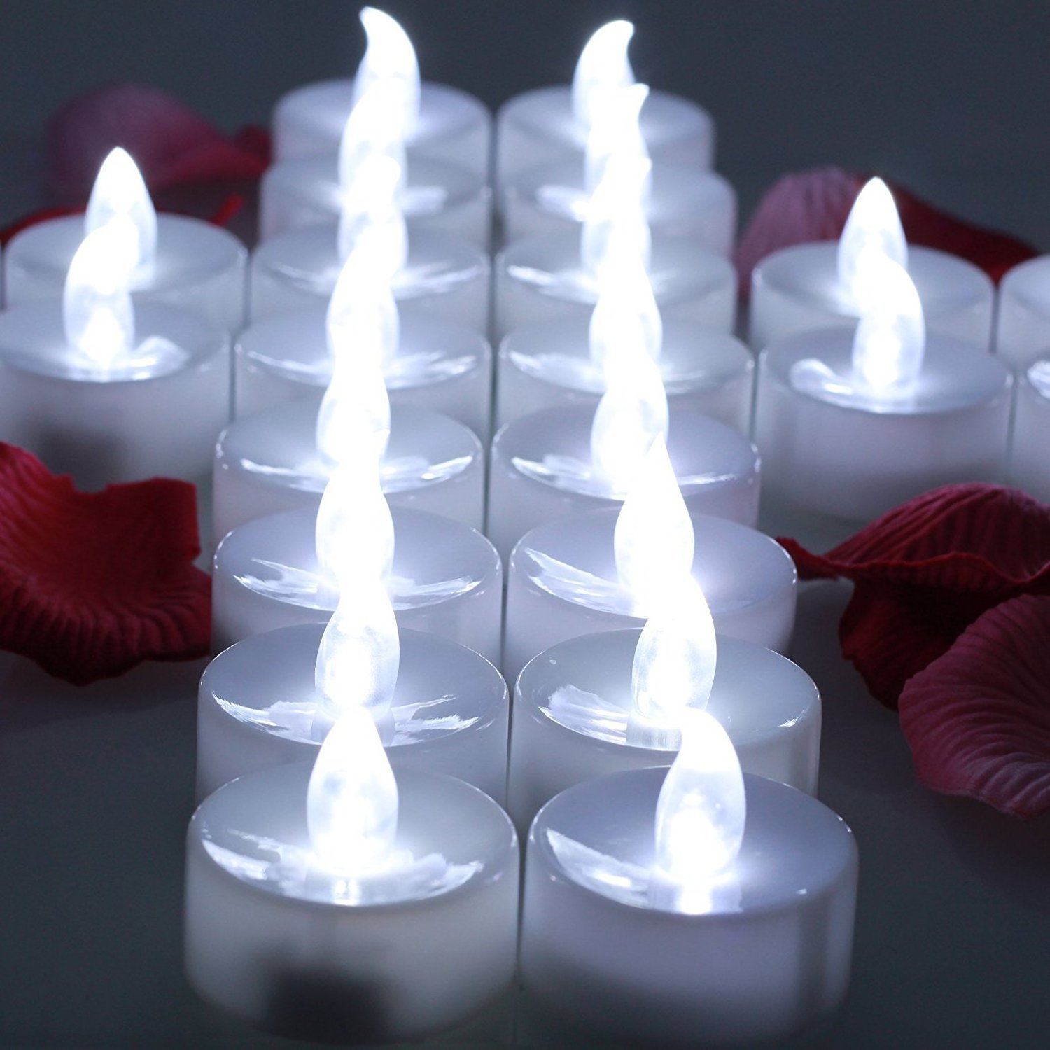 Creative Electronic Candle Light Decorative Gift LED Electronic Simulation Plastic Tea Wax Light