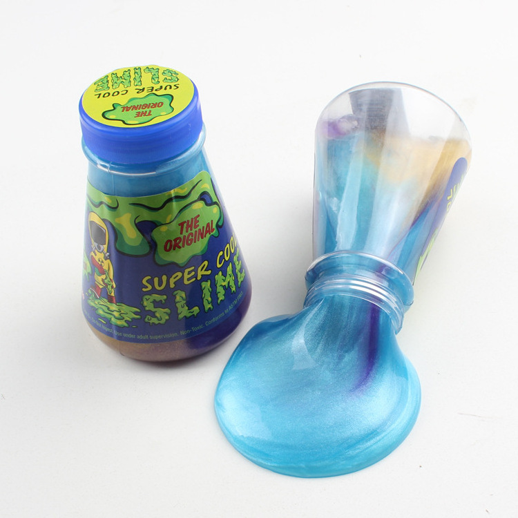 Creative Tricky Toy Conical Bottle Sand Skin Glue Colorful Experiment Bottle Snot Glue Slime