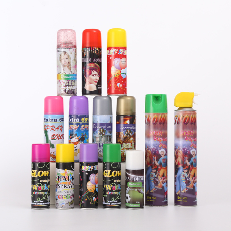 Festive Celebration Birthday Party Eco-Friendly Non-Flammable  Fly Snow Spray For Outdoor Party At Christmas