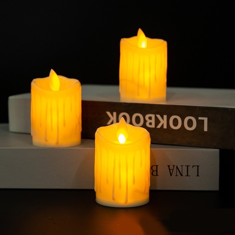 Proposal Confession Props Festival Household Electronic Candle Light Simulation Tears Led Desk Lamp