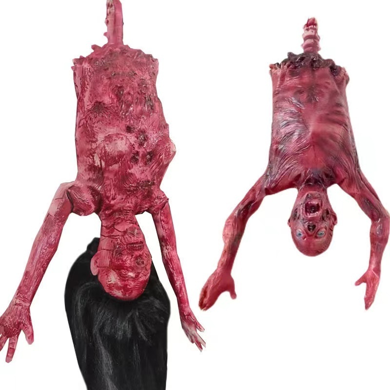 Halloween Haunted House Terror Props Decoration Male And Female Dummy Models Rotten Burnt Zombie Corpses