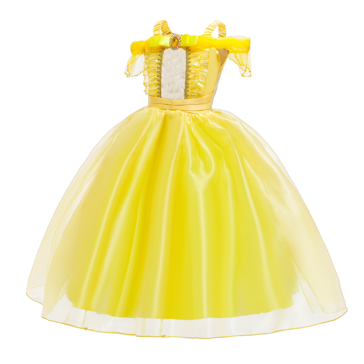 Wholesale Belle Dress Dress Skirt Sleeping Beauty Fairy Princess Cosplay Tutu Dress Princess Costumes For Girls