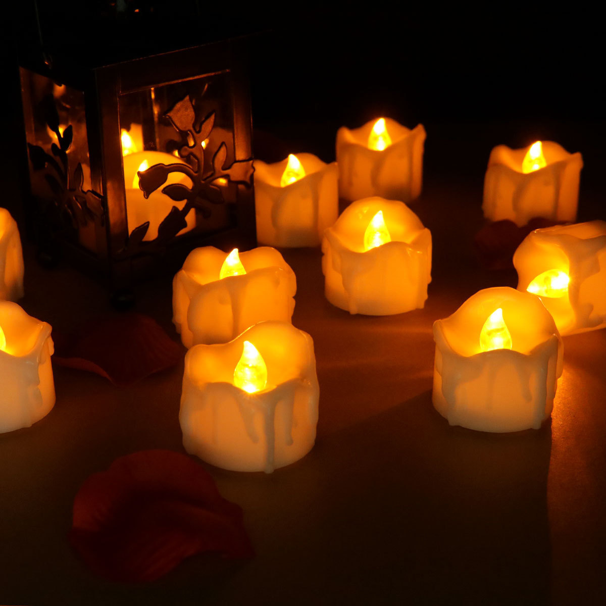 Wedding Decoration Tea Light Candle Battery Electronic Creative White Flameless Led Candles