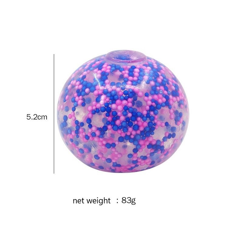 Wholesale High Quality Bead Gel Squeeze Stress Balls Fidget Toys TPR Extrusion Stretchy Ball