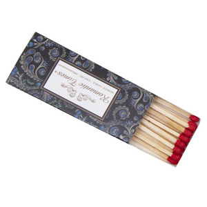 Wholesale Aromatherapy Candle Match Hotel Outdoor Disposable Long Colored Matches For Candles