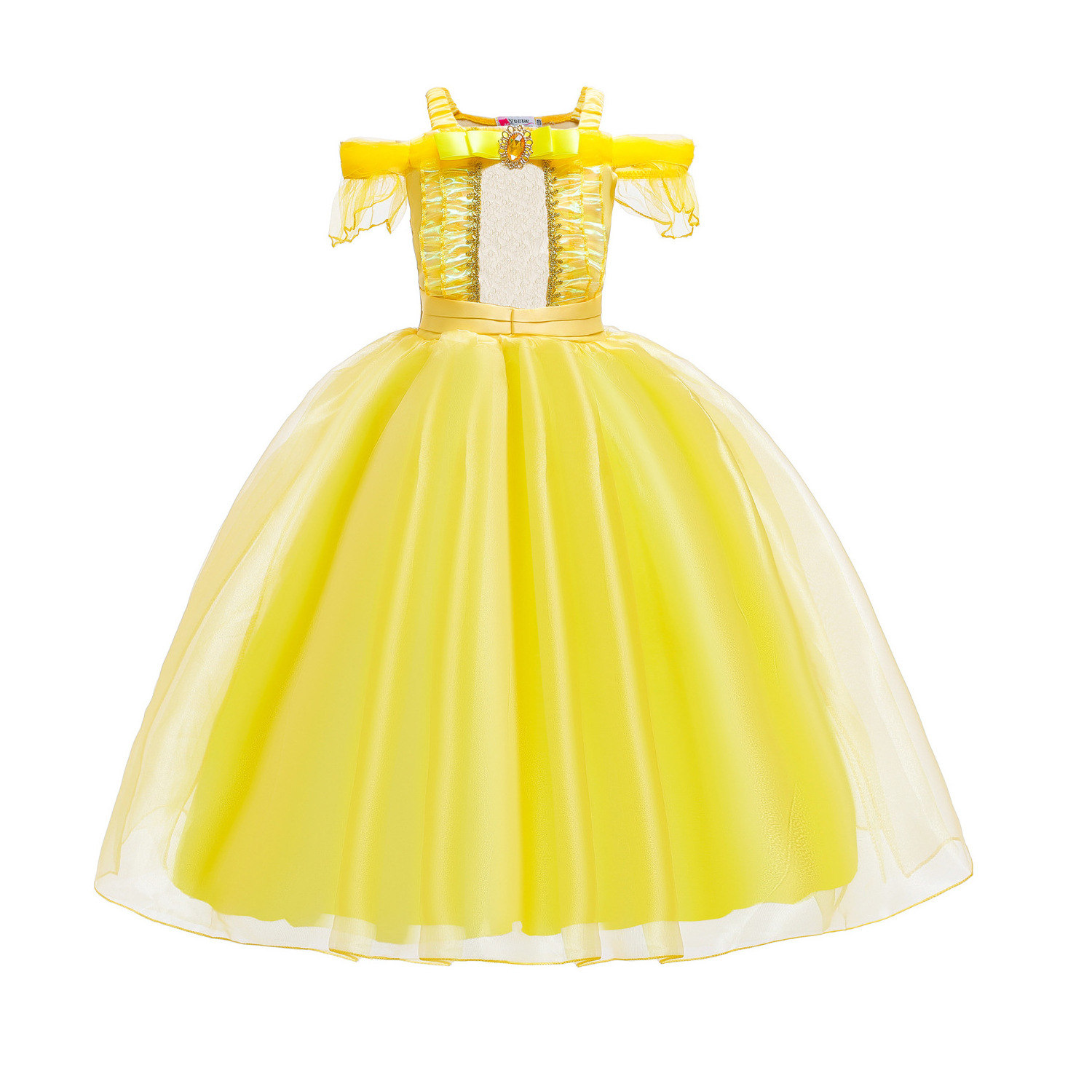 Wholesale Belle Dress Dress Skirt Sleeping Beauty Fairy Princess Cosplay Tutu Dress Princess Costumes For Girls