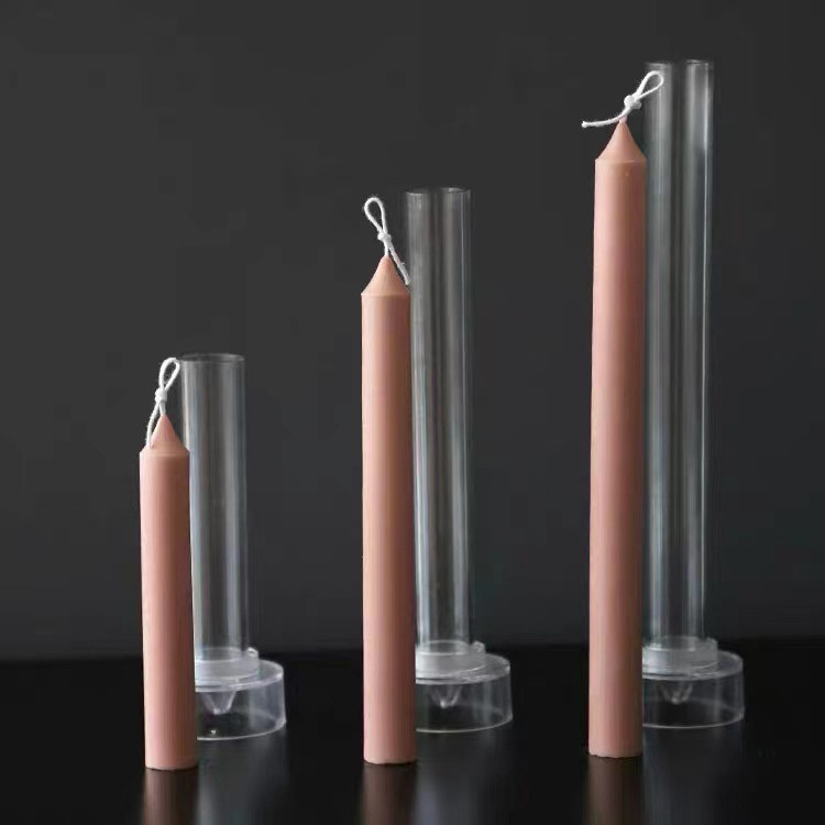 DIY Handmade Church Top Candle Mould Plastic Spire Long Rod Candle Mould For Candle Making