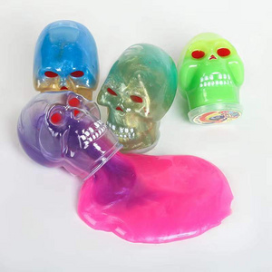 Halloween Skeleton Snot Mud DIY Sand Skin Glue Colorful Slime For Kids