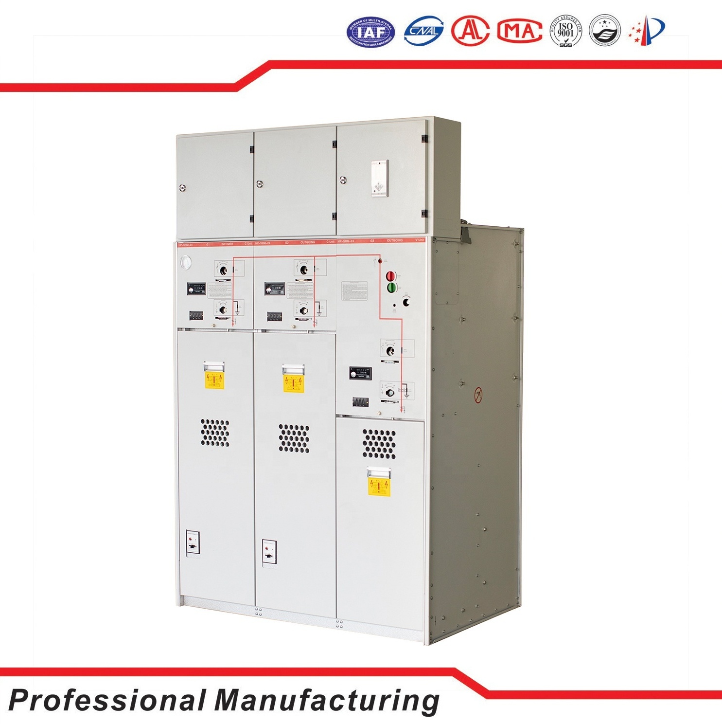 OEM manufacturer of High voltage  33kv sf6 gas Insulated Switchgear or Ring Main Unit