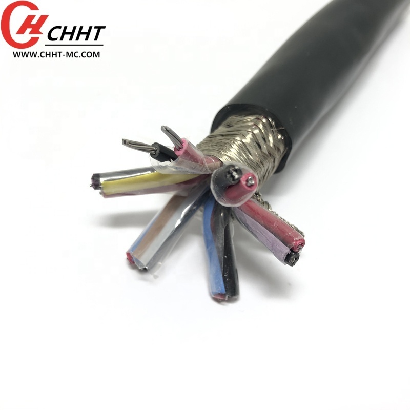 China customizable thermocouple braided aux cable multi-core multi-pair wire compensation cable