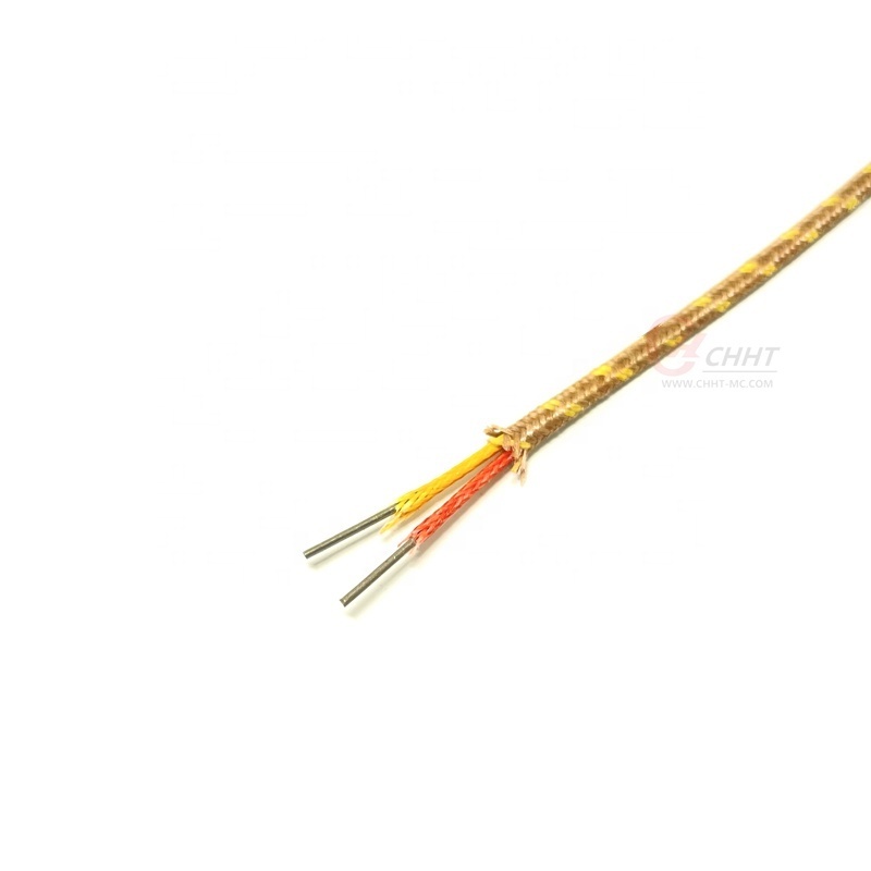 Factory direct sales of high quality K-type 2*0.8mm braided thermocouple nichrome wire