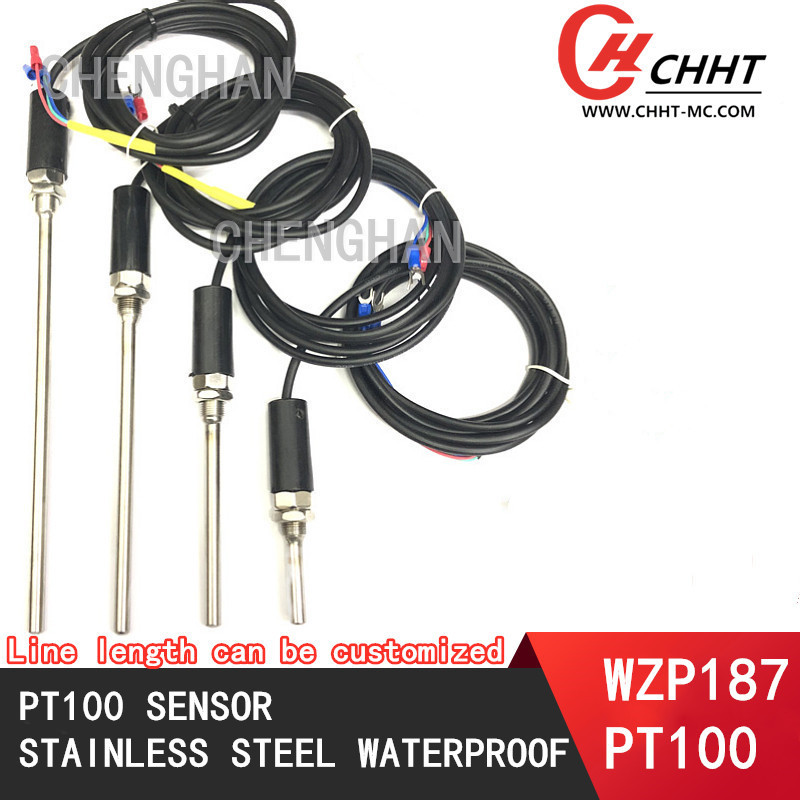 Smart Pt100 temperature sensor WZP-187 stainless steel waterproof temperature probe ,sensor pt100 rtd and sensor pt100