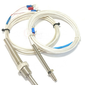 Customized M6/M8/M10 screw high temperature sensor PT100 RTD type thermocouple temperature sensor