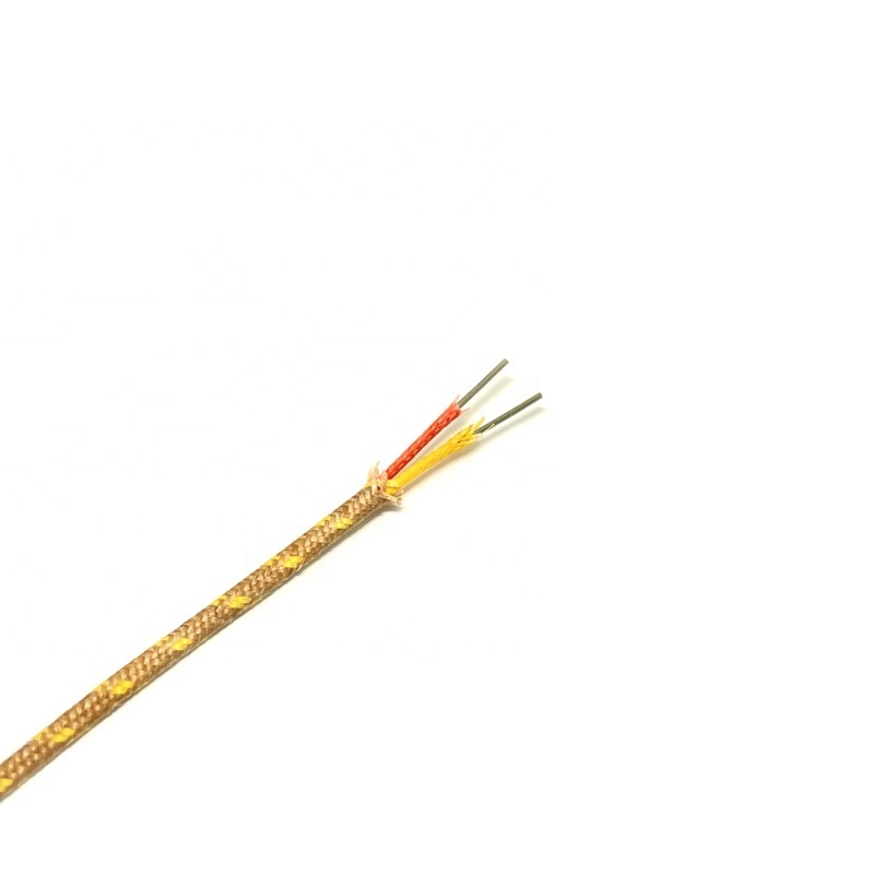 Factory direct sales of high quality K-type 2*0.8mm braided thermocouple nichrome wire