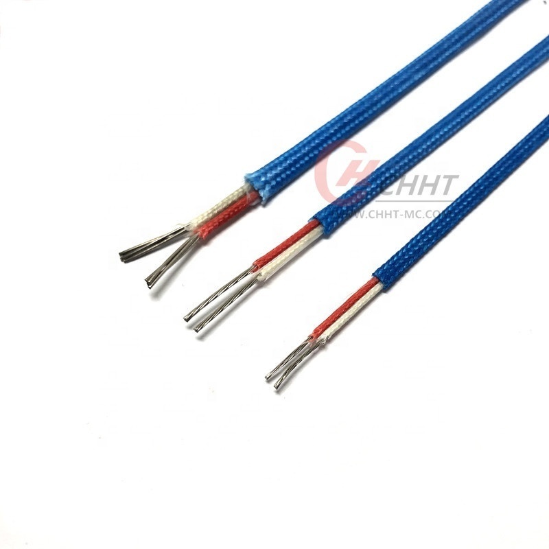 K type 2*7*0.3mm KXHH-CH good quality thermocouple wire with fiberglass insulation