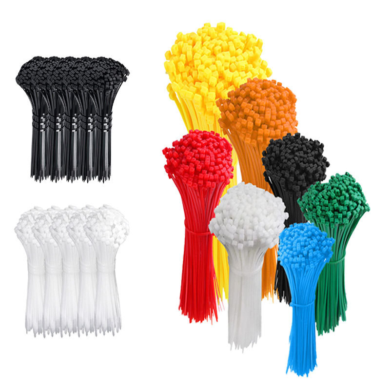 Zip Ties 	Reusable Cable Ties  Self Locking Nylon Cable Ties, Plastic Tie Straps, 2.5x100 mm Plastic Wire Tie