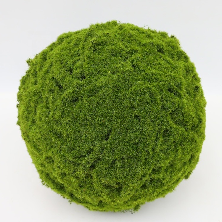 Wholesale Green 30cm Artificial Moss Ball Indoor Decorative Plant Home Garden Ornamental Artificial Marimo Moss Ball