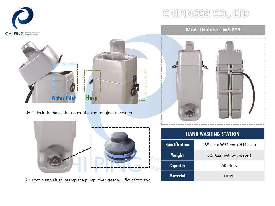 Chemical Resist Sink Hand Wash Basin Portatil Lavabo