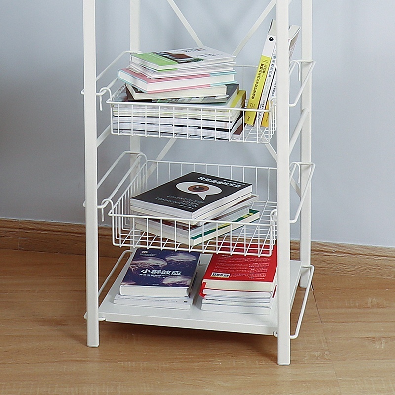 6-Tier Modular Metal Storage Shelf Storage Rack for Home Kitchen Display Rack Shelf