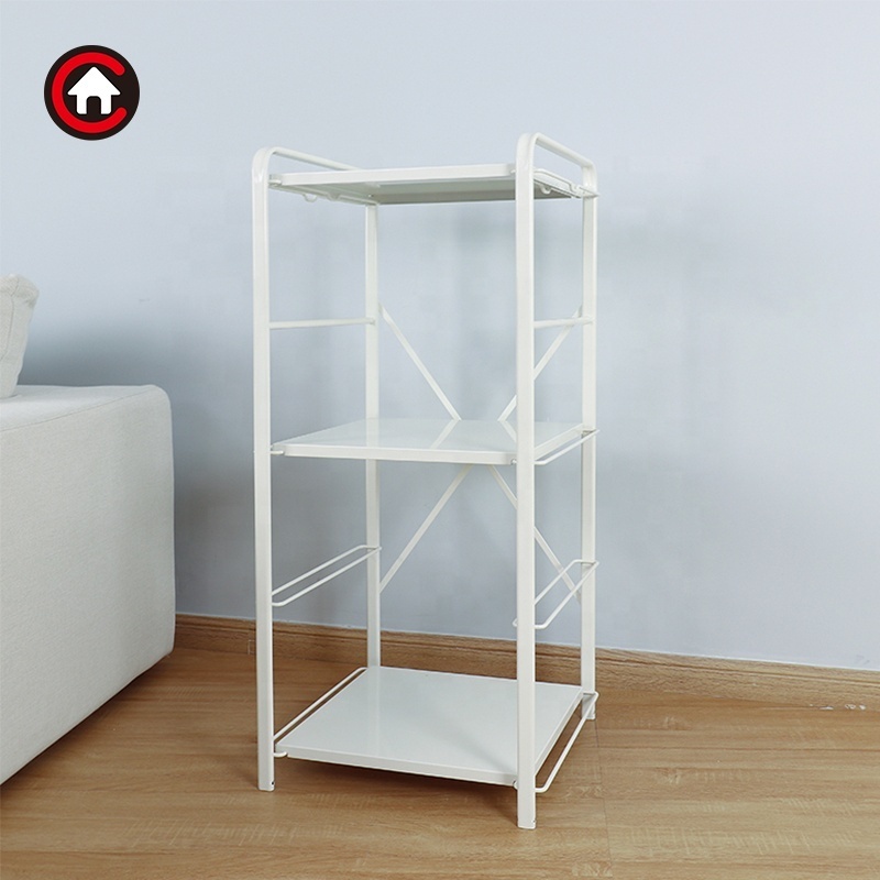 3-Tier Modular Metal Storage Shelf Storage Rack for Home Kitchen Display Rack Shelf