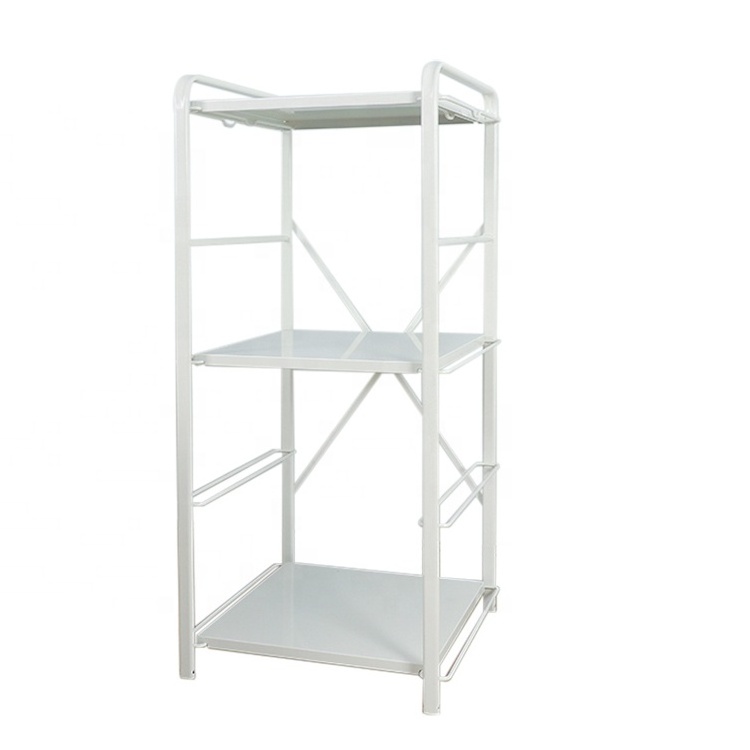 3-Tier Modular Metal Storage Shelf Storage Rack for Home Kitchen Display Rack Shelf