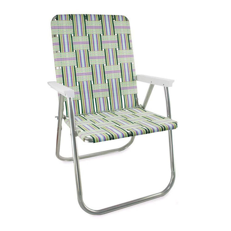 Lightweight Aluminum Folding Heavy Duty Vintage Webbed Lawn Chairs