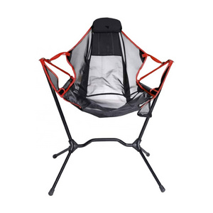 luxury relaxation outdoor rocking recliners folding camping chair swing