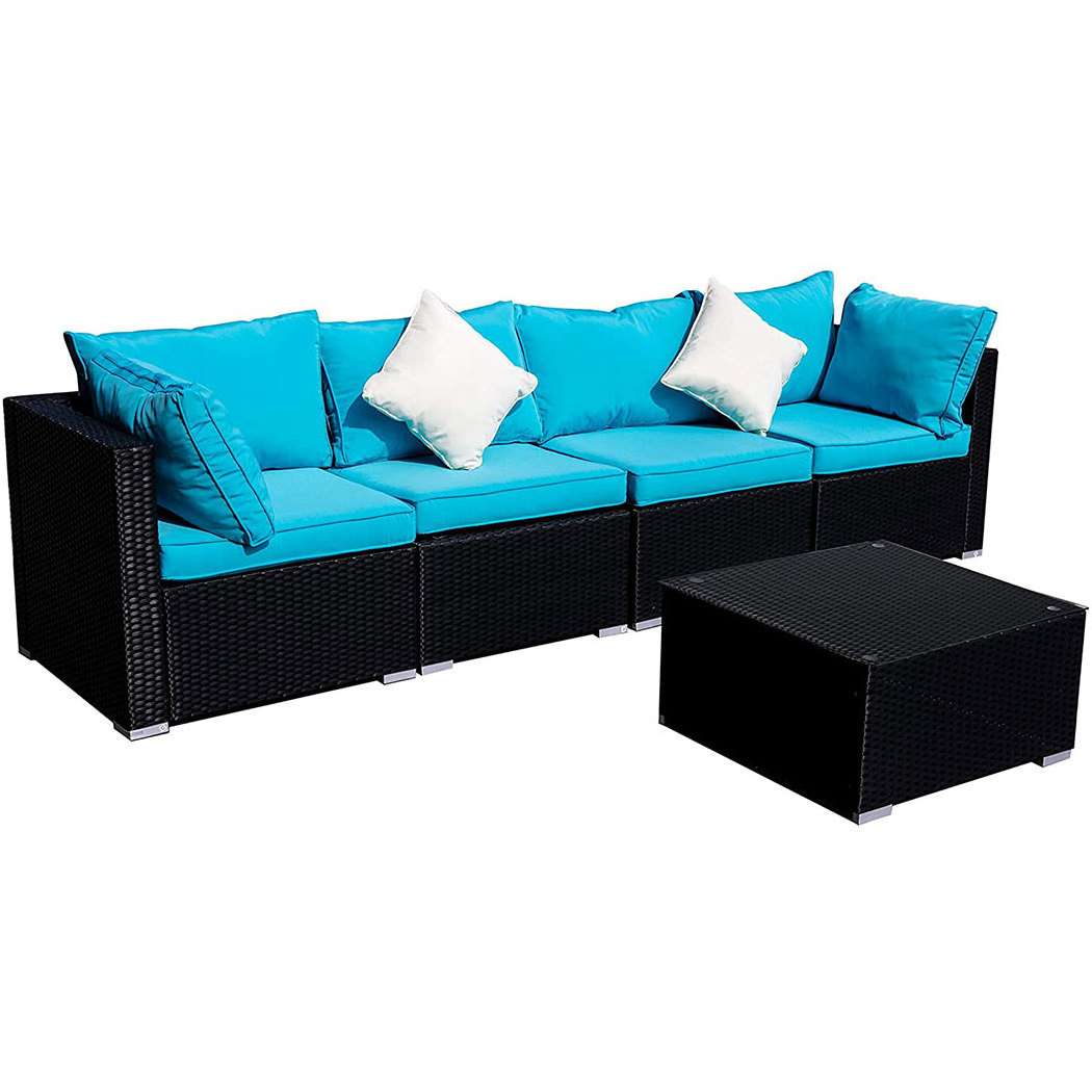 oversize luxury garden sectional patio furniture sets rattan