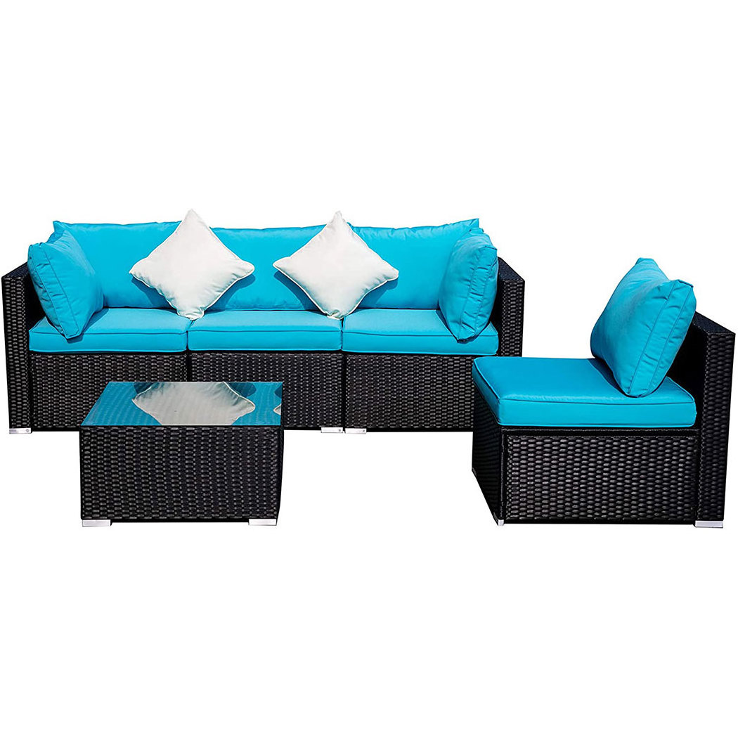 oversize luxury garden sectional patio furniture sets rattan