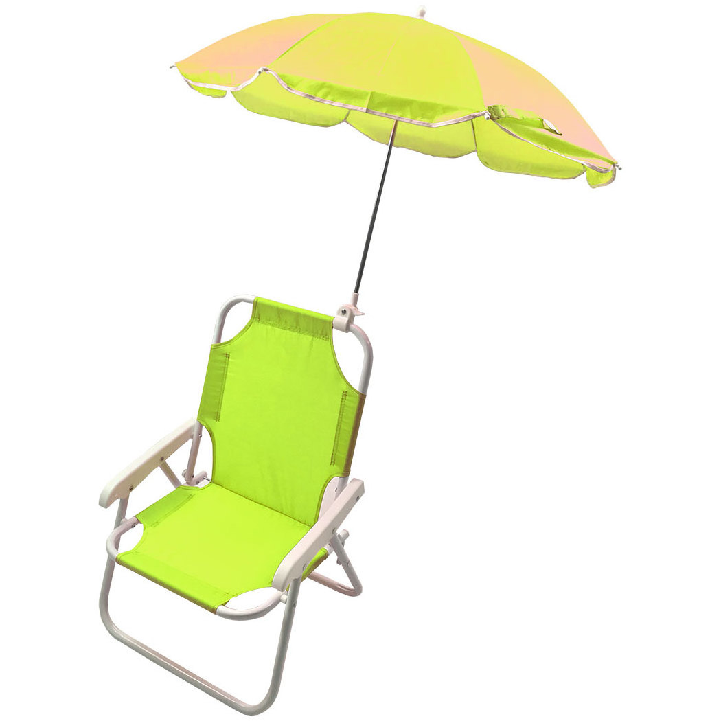 high quality lightweight easy carry folding outdoor backrest camping small chair children sun kids beach chairs with umbrellas