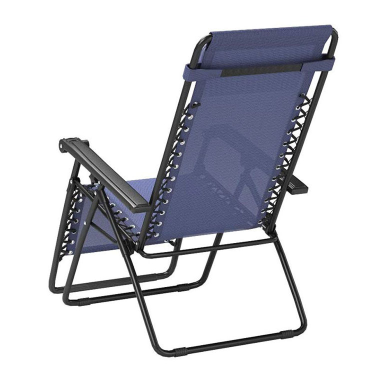 Metal Outdoor  single seat hanging chaise leisure garden sun beach lounger chair