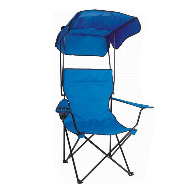 camping chair foldable leisure mould bed umbrella beach back chair with shade