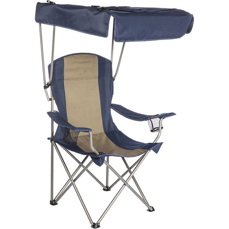 camping chair foldable leisure mould bed umbrella beach back chair with shade